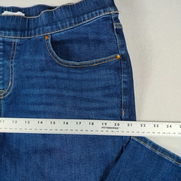Lane Bryant Womens Jeggings Skinny Leg High Rise Denim Pull On Blue‎ Size 18 - Picture 12 of 12